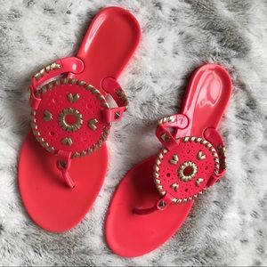 Hot pink Jack Rogers sandals 7